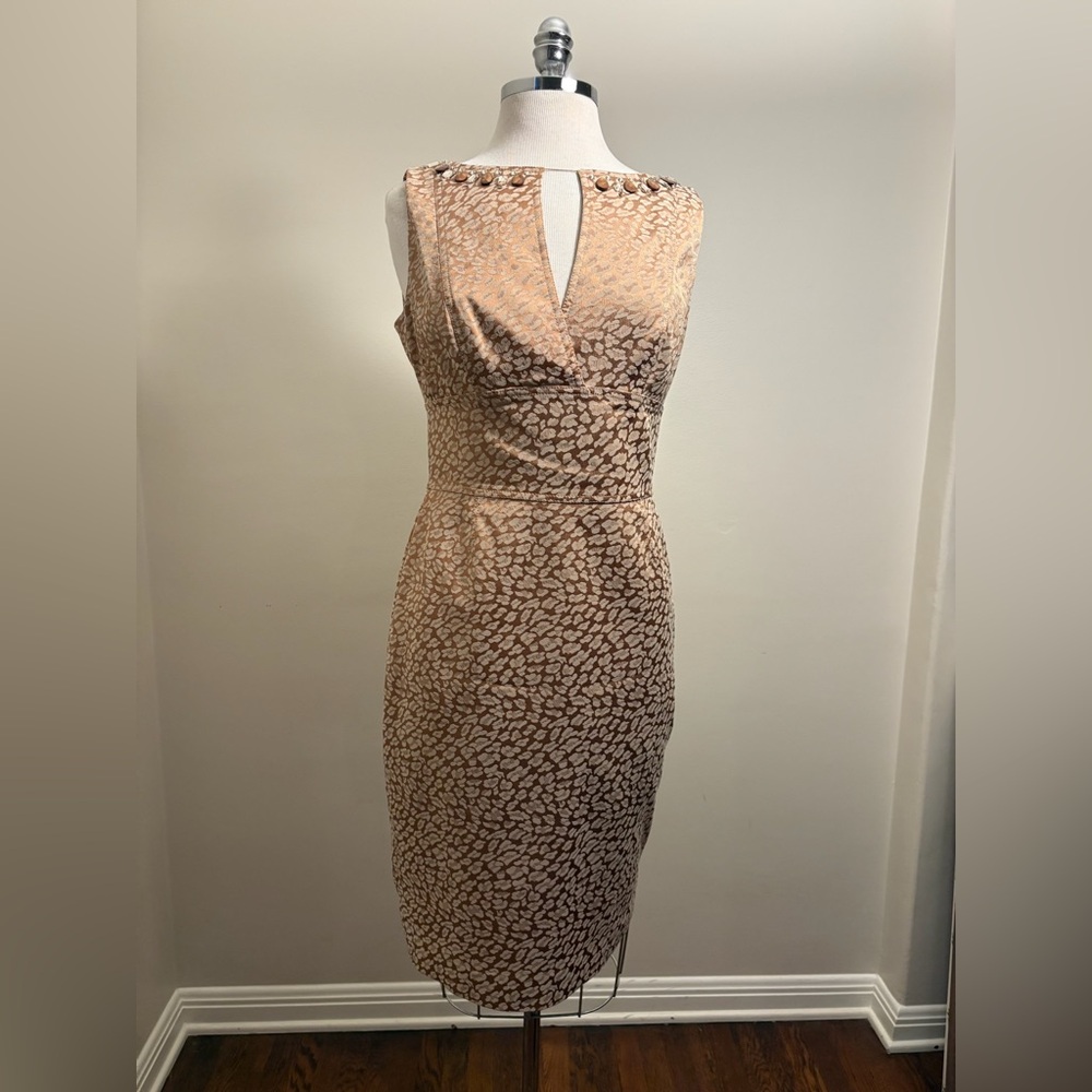 Kay Unger New York vintage embellished midi sheath - size 8